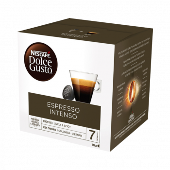 Nescafé Dolce Gusto Espresso Intenso 7, 16 Kaffeekapseln, 112 Gramm